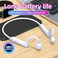 thumbnail image 3 of Auriculares de Conducción Ósea Jinwen Plegable 360 grados Blanco Bluetooth 5.1, 3 of 8