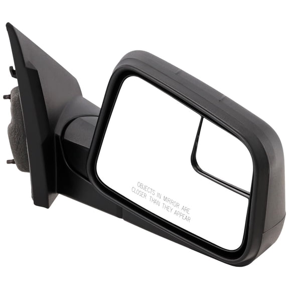 Suitable for Passenger Side Power Mirror - Textured Black with Blind Spot Glass for 2009-2011 Ford Edge - FO1321371 Compatible Replacement
