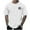 White, variant on Stamzod Black Tees for Men Summer Round Neck Pullover Tshirt Daily Casual Loose Plus Size Tshirts Shirts for Men Red L