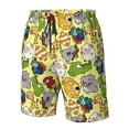 thumbnail image 4 of Fuzoiu Animals Print Men's Beach Shorts,Men's Swim Trunks,Quick Dry Board Shorts with Pockets,Men's Bathing Suits for Surfing, Running, and Casual Wear-Medium, 4 of 6