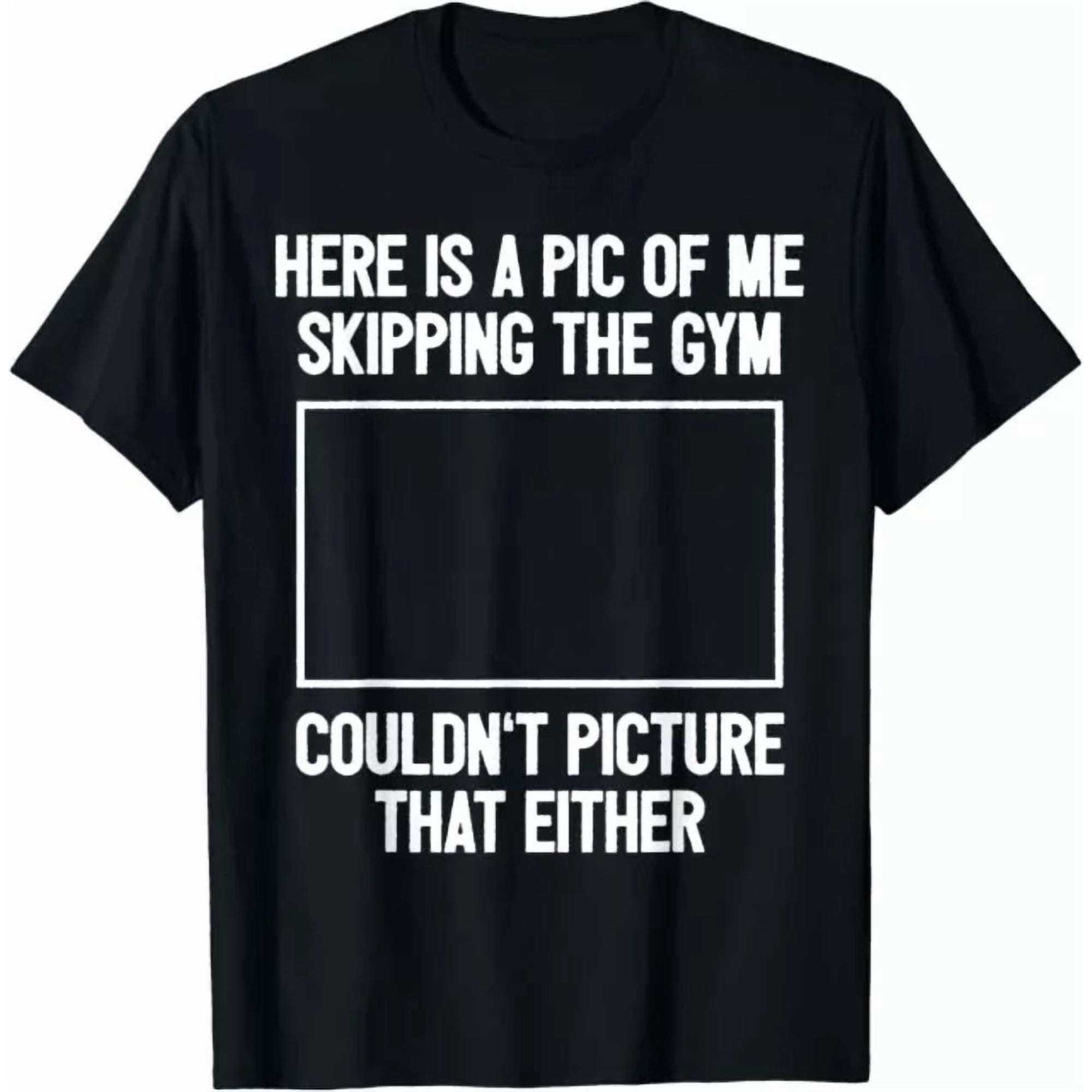 Workout Bodybuilding Fitness I Picture Skipping Gym Gift T-Shirt BLACK Unisex S-5XL Hot Trending Shirt, Vintage Birthday Gift