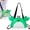 Green, variant on Seashell Bag Seashell 7x4x6'' Crab-Shaped Mesh Beach Bag with Adjustable Strap Seashell Collecting Bag for Kids Holding Seashell Pool Sand Toy,Orange