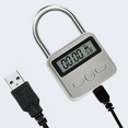thumbnail image 3 of 3X Metal Timer Lock LCD Display Multi-Function Electronic Time 99 Hours Max Timing USB Rechargeable Timer Padlock,Silver, 3 of 3