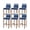 Blue, variant on Orange Yellow Ombre Bar Stool Covers Set of 2, Modern Abstract Art Gradient Aesthetics Stretch Washable Bar Chair Covers with Backs, Removable Pub Counter Chair Cover for Kitchen Dining Room Cafe