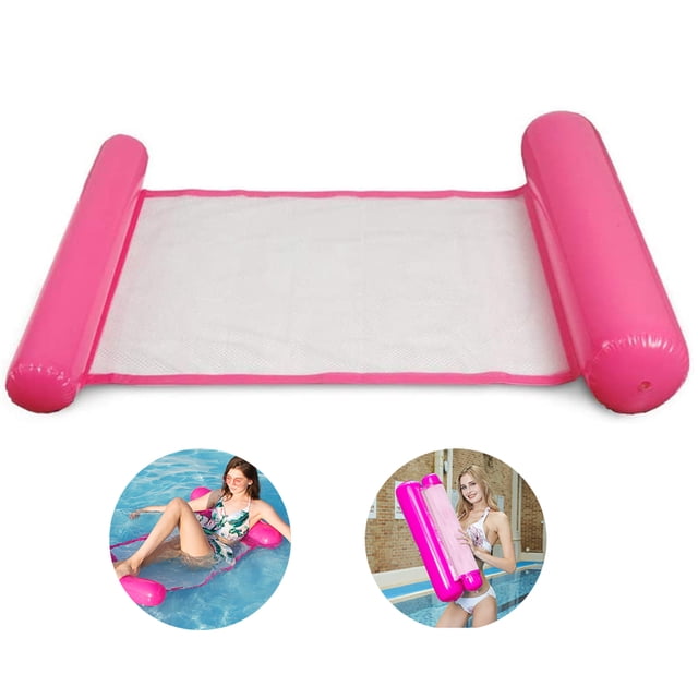 Hamaca de agua inflable, cama flotante portátil, sillón, Drifter, piscina, flotador de playa para adultos