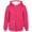 Fuchsia/Ecru, variant on Coney Island Girls Hoodie - Cozy Soft Fleece Sherpa Lined Hoodie Zip Up Sweatshirt for Girls (4-16)