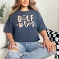 thumbnail image 2 of Golf Boy Graphic Design, Denim Comfort Colors T-Shirt, XL, 2 of 3