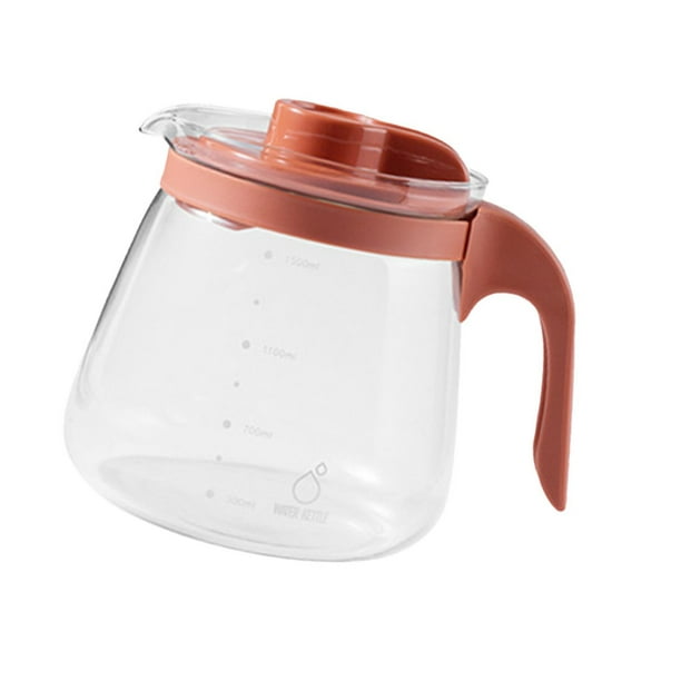 Rongfmy Glass Tea Kettle 1700ml Beverage Pitcher for Loose Leaf Tea