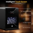 thumbnail image 5 of Flamemore Sphere Ice Maker Machine with Ice Tong & Self-Clean, 144 Pcs/24h, 260w Ice Ball Maker for Home/Bar/Party,Black, 5 of 12