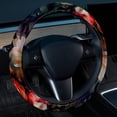thumbnail image 2 of Fragmented Flowers 14.5 Inch Printing PVC Leather Auto Accessories Steering Wheel Cover for Car Wheel Covers, 2 of 6