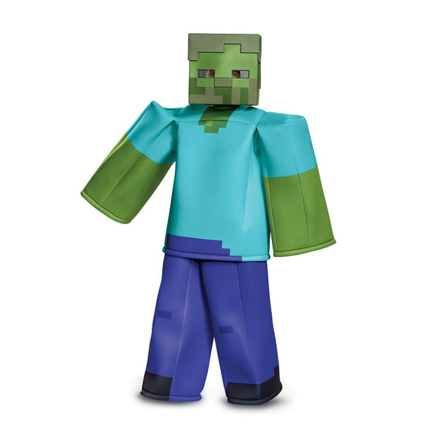 Minecraft Zombie Prestige Child Costume - Walmart.com ...
