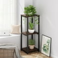 thumbnail image 4 of Support pour Plantes d'Intérieur, Coin, Haut, en Métal, Moderne, Étagère de Rangement pour Fleurs, Support pour Plantes pour Salon, Balcon, Jardin (Rond), 4 of 6