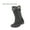 BLACK/GREY, variant on Dream Pairs Boys Girls Fashion Mid Calf Winter Snow Boots Toddler/Little Kid/Big Kid