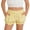 Yellow, variant on Girls Bloomers Gingham Shorts Ruffled Paperbag Waist Joggers Short Pants Cute Y2K Plaid Pumpkin Shorts Boho Checked Trousers