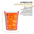 thumbnail image 4 of Vasos de Plástico MIXOLOGIC Rígido Reutilizables Ecológicos 10 Piezas de 530 ml, 4 of 8