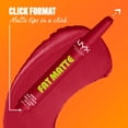 thumbnail image 6 of NYX Professional Makeup Fat Matte Lipstick, Smooth Color Long Lasting Lipstick, Scarlet Snuggles, 0.07 oz, 6 of 12