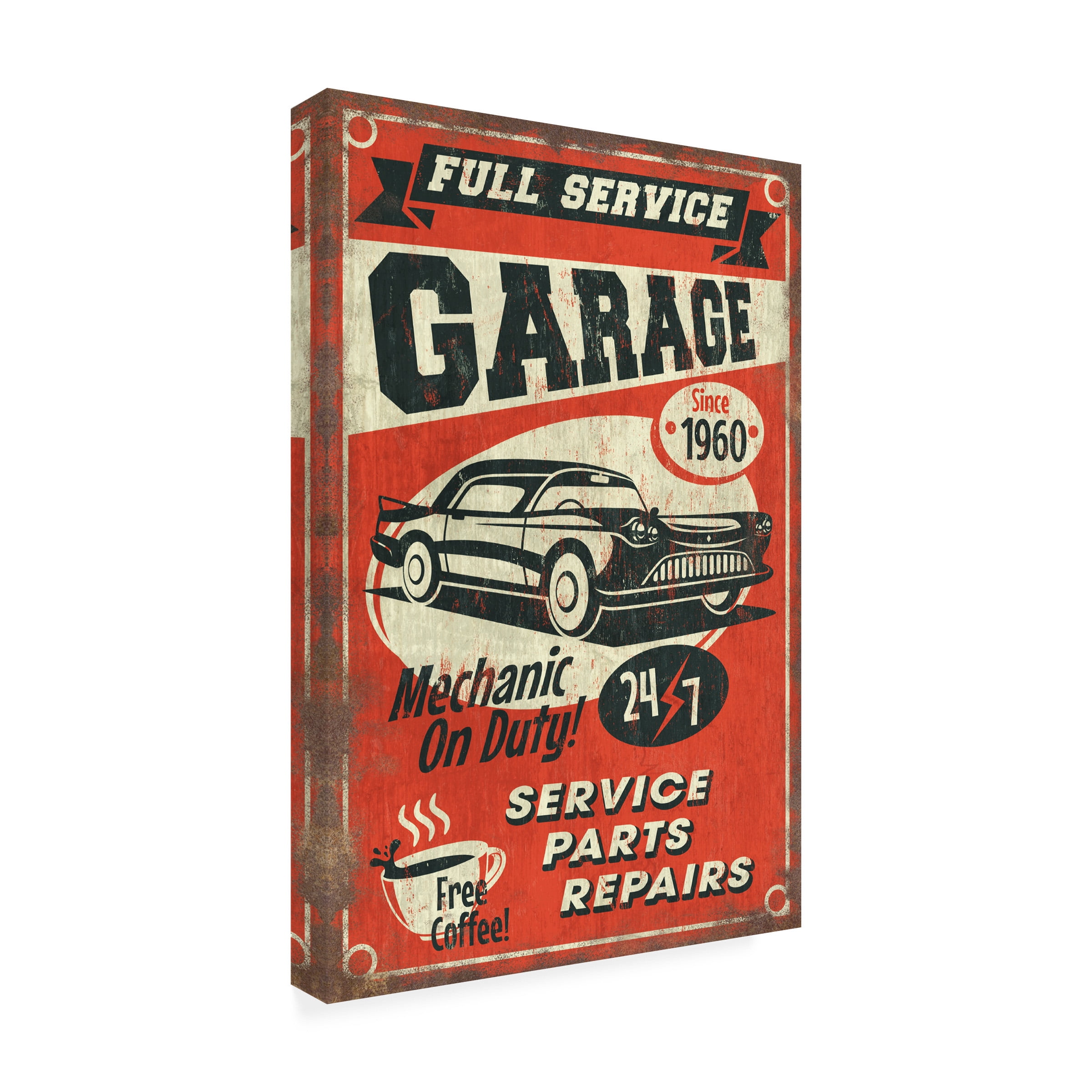 Lantern Press 'Car 4' Canvas Art
