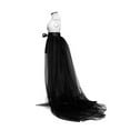 thumbnail image 6 of Detachable Wedding Train Only Length 49" Wedding Maxi Tulle Skirts Floor Length Overskirt for Bridal Party, 6 of 7