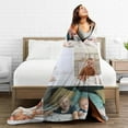 thumbnail image 5 of Custom Blanket with Photo Text Personalized Child Mother Father Christmas Halloween Lover Pet Personalized Gift Birthday Custom Picture Blanket (1Photos, 50"x40"), 5 of 6