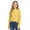 31# Yellow, variant on Cotton Long Sleeve Pullover Shirts for Girls Mock Neck Teen Pullover Tops Turtleneck Warm and Soft Comfortable Loose Fit Casual Tops Basic Tees Fall Winter Clothes 5-14 Years