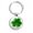 B, variant on Four Clovers Keychain Crystal Glass Cloverleaf Key Pendant for Purse Handbag Bag Decoration Accessories