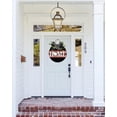 thumbnail image 2 of Home Sign for Front Door, Decor for Farmhouse Porch Decorations, Round Wooden Hanging Sign Housewarming Gift for Home Outdoor Indoor, 2 of 8