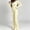 Beige, variant on Josdec Women's Velour 2‑Piece Tracksuit Set, Zip‑Up Hooded Cropped Long Sleeve Tops and Elastic Waist Flared Pants, Casual Sport Outfit, S‑2XL