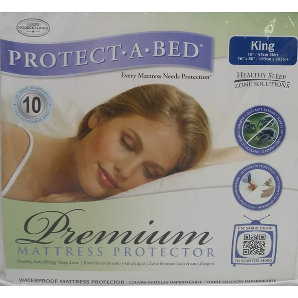 Protect A Bed Premium Mattress, Protect A Bed Premium Waterproof Mattress Protector California King Size