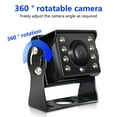 thumbnail image 4 of Dvkptbk Dash Cam 8 Lights Night Vision Photosensitive Bus High-Definition Camera Truck Blind Place Rearview LED Vehicle Monitoring Reversing Image Black Air Interface on Clearance, 4 of 8