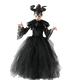 thumbnail image 3 of Disfraz de tutú de Reina del diablo de Maléfica de Disney, vestido tutú elegante de Halloween para niñas con chal de plumas, vestido de baile real para niños, trajes, 3 of 5