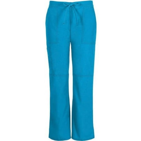 Women's Fashion Collection Drawstring Cargo Scrub Pant Petite