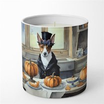 Carolines Treasures DAC1730CDL 10 oz Unisex Basenji Fall Kitchen Pumpkins Decorative Soy Candle
