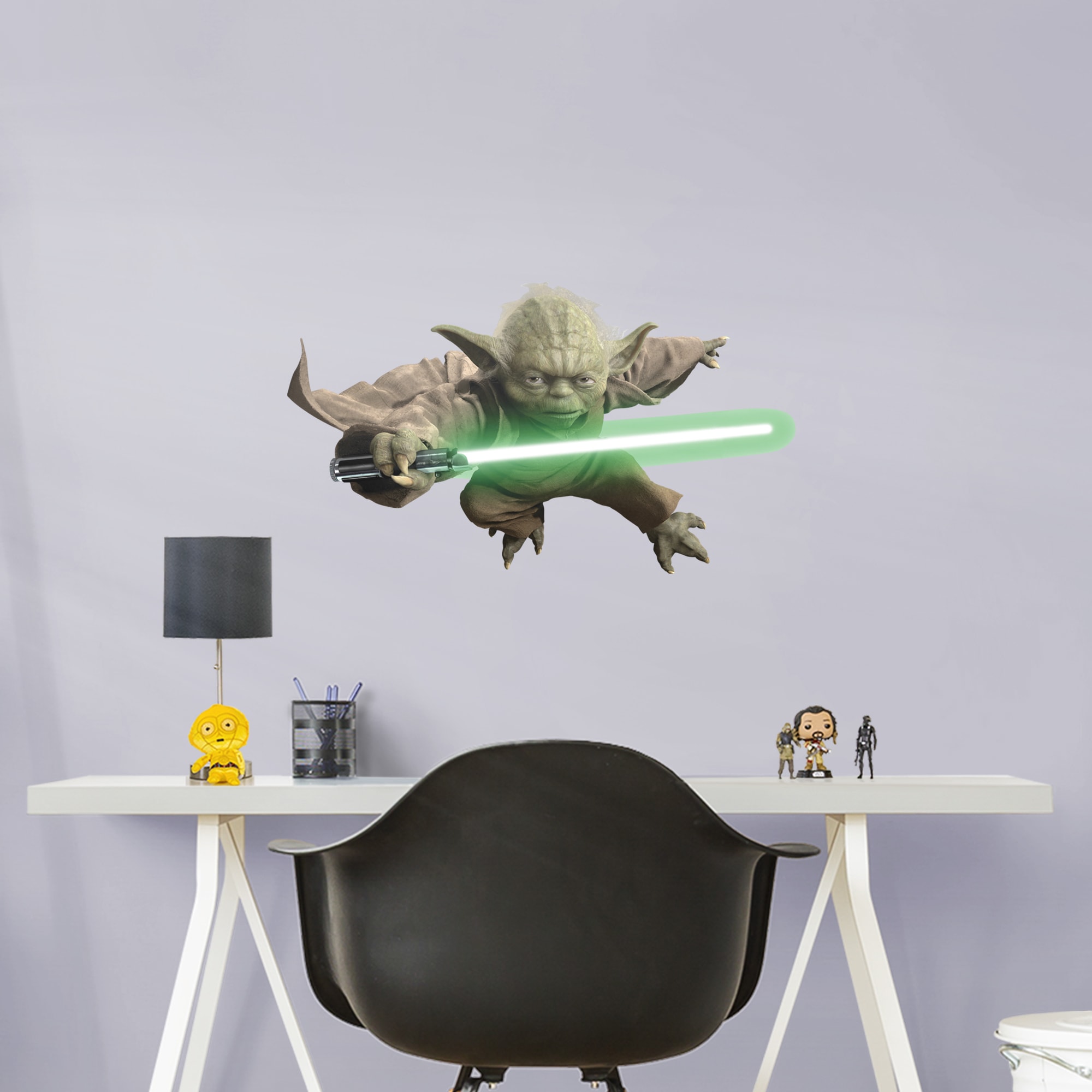 Fathead Yoda XLarge Officially Licensed Star Wars Removable Wall Decal