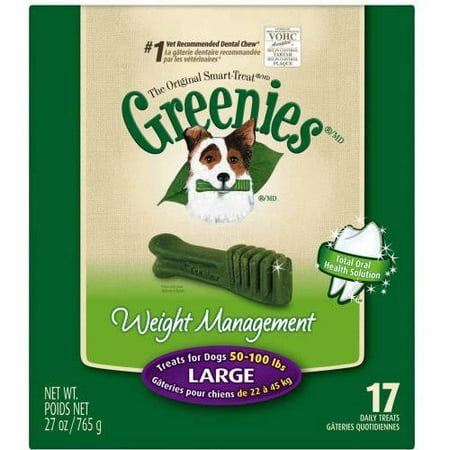 Greenies Weight Management Treat Tub, Pak, Large, 27 oz