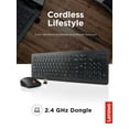 thumbnail image 3 of Combo de teclado y ratón Lenovo 510 Wireless Black, 3 of 6