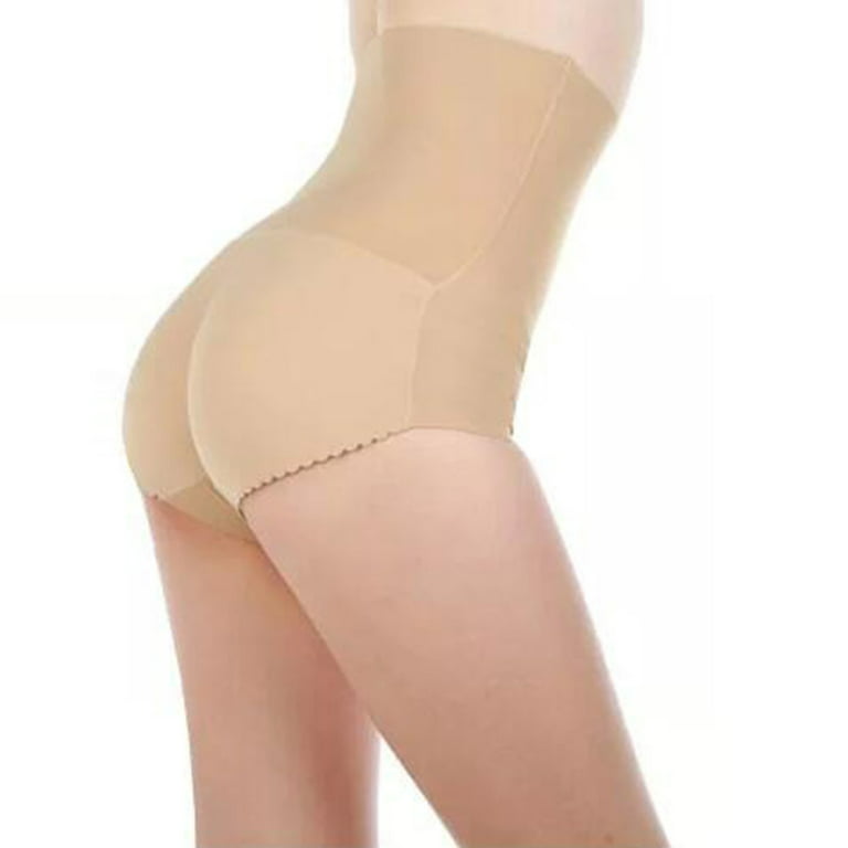 DAKIMOE Tummy Control Shapewear Women High Waisted Butt Lifter Body Shaper,  Beige, M-L 