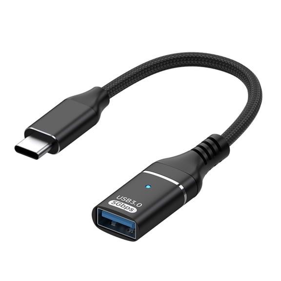 USB C To USB 3.0 OTG Adapter Cable 10Gbps Data Transfer 5V3A Charging For Smartphones Tablets Laptops