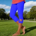thumbnail image 5 of Casual Yoga Pants Women High Waist Hollow Out Comfy Stretchy Leggings Compression Plus Size High Waisted Gym Workout Yoga Pants, 5 of 7