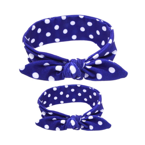 kaondbfi Kids Summer Travel Essentials Headbands for Girls Girls Fashion Soft Parent Child Two Pieces Headbands Stretchy Hair Bands Workout Yoga Sport Headbands