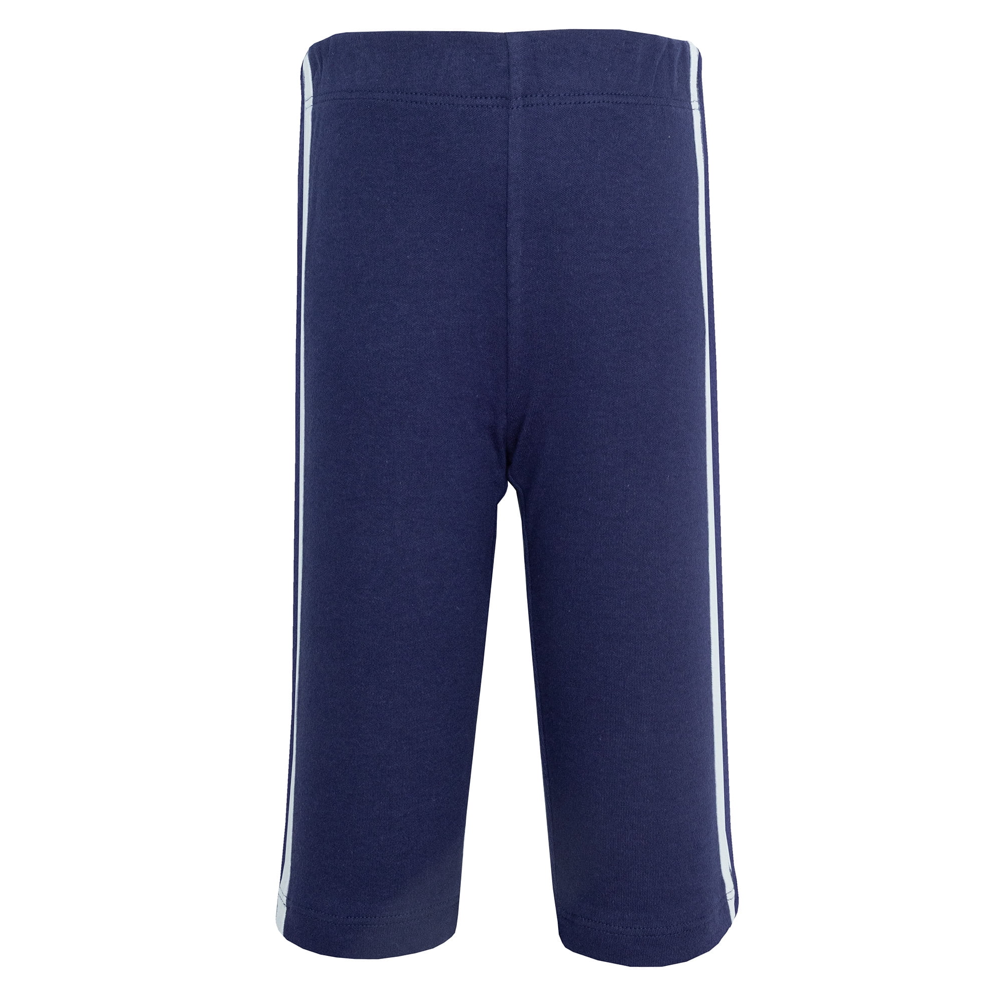 Hudson Baby Boy Cotton Pants and Leggings, Black Blue, 18-24 Months