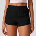 thumbnail image 3 of Stamzod Running Shorts for Women Solid Gym Athletic Workout Shorts Elastic Waisted Sports Yoga Shorts Black C S, 3 of 5
