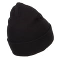 thumbnail image 3 of Season of Hope Embroidered Long Beanie - Black OSFM, 3 of 5