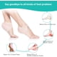 thumbnail image 3 of Protectores de Talón de Silicona 5 Pares, Protector de Talón de Gel, Mangas de Talón de Silicona, Taloneras, para Fascitis Plantar, Tendinitis, Dolor de Talón, Hombres y Mujeres, 3 of 7
