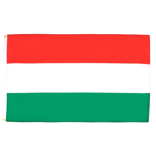 Bandera de Hungría AZ FLAG 90x60 cm 100D Poliéster con Ojales