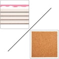 thumbnail image 4 of FMSHPON Melting Ice Cream Pink Summer Set of 4 Coaster for Drinks, Absorbent Ceramic Stone Coasters Cup Mat with Cork Base for Home Kitchen Room Coffee Table Bar Decor, 4 of 4