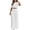 *White, variant on VBVC Women's Short Sleeve Crop Top 2 Piece Outfit , Formal Wide Leg Pant Set For Women , Ladies' High Waist Party Tracksuit with Pockets,Black,S-3XL