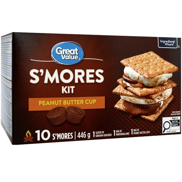 Great Value Peanut Butter Cup S’mores Kit, 446 g (10 S’mores)