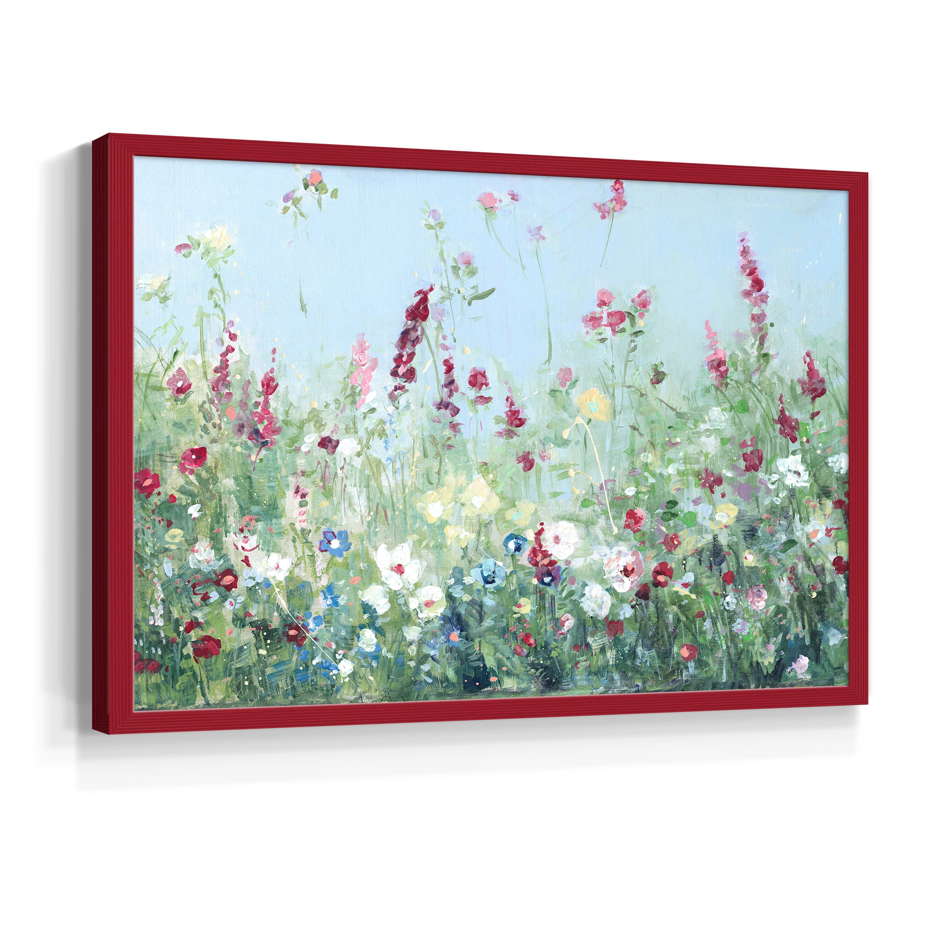 Sweet Summer Meadow by Sally Swatland - Restickable Framed Giclée Print
