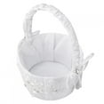 thumbnail image 5 of Blantye Romantic Wedding Flower Lace Stone Basket Ceremony Banquet Decoration, 5 of 8