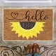 thumbnail image 5 of myvepuop 2024 Felpudos de girasol Felpudo de bienvenida de girasol Alfombra de exterior Felpudos de girasol Felpudo de primavera y verano Felpudo decorativo Sunshine D Talla única, 5 of 6